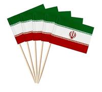 stidsds 100pcs Drapeau National Cure-Dent C (Iran)