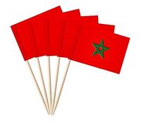 stidsds 100pcs Drapeau National Cure-Dent C (Maroc)