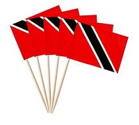 stidsds 100pcs drapeau national cure-dents B (Trinidad)