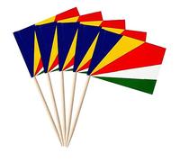 stidsds 100pcs drapeau national cure-dents C (Seychelles)