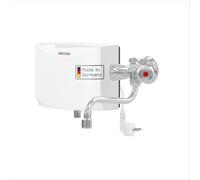 STIEBEL ELTRON 205968 Mini chauffe-eau hydraulique instantané DNM 3 + robinet MAW pour lavabo à main, 3,5 kW, avec prise 230 V, certifié VDE