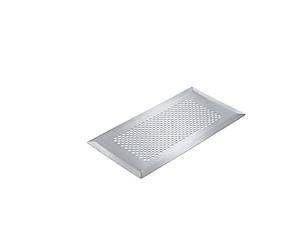 Stiebel Eltron 231971 FG-R Grille d'aération rectangulaire en acier inoxydable brossé pour sortie au sol LVE FA, convient pour le sol dans le domaine de l'air entrant, design cercle, 34 cm de long