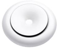 STIEBEL ELTRON Bouche d'insufflation 100 MD en métal, encastrable au plafond, blanc - 227918
