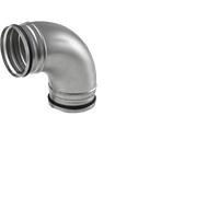 STIEBEL ELTRON Coude DN 100, à 90°, en tôle d'acier galvanisée - 159304