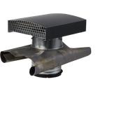 STIEBEL ELTRON Sortie de toit pour toit en pente, capot en aluminium, DN 160 - 170016