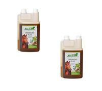 Stiefel Broncho-Plus - Lot de 2 x 1 l - Complément alimentaire pour chevaux - Avec herbes bronchiques