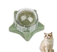 Stiefler Jouet à mâcher en forme de ministre pour chat - Rouleau d'herbe à chat rotatif étanche à la poussière | Jouet mural pour animaux de compagnie pour chat, rotatif à 360 degrés pour un usage
