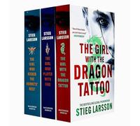 Stieg Larsson Three Book Set-Millennium Trilogy-The Girl with the Dragon Tatt...