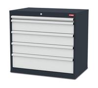 STIER Armoire à 5 tiroirs STIER 900 x 575 x 820 mm (l x P x H) Quantité:1