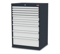 STIER Armoire à 9 tiroirs STIER lxPxH 700x575x1020 mm Quantité:1