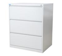 STIER Armoire à dossiers suspendus STIER 3 tiroirs deux rails DIN A4 1020x840x620mm Quantité:1