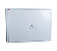 STIER Armoire murale STIER, rangement sûr et peu encombrant, gris Quantité:1