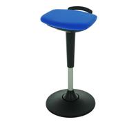 STIER Assis-debout multiposition STIER avec pied à disque, hauteur d'assise 600-840 mm, bleu Quantité:1