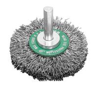 STIER Brosse circulaire STIER Ø 50 mm, diamètre de queue 6 mm, 0,3 mm, ondulée, inox Quantité:1