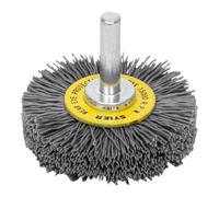 STIER Brosse circulaire STIER Ø 50 mm, diamètre de queue 6 mm, 0,6 mm, ondulée, carbure de silicium Quantité:1