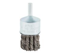 STIER Brosse pinceau STIER Ø 29 mm, diamètre de queue 6,35 mm, 0,5 mm, torsadée, acier Quantité:1