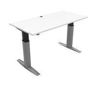 STIER Bureau à réglage en hauteur électrique STIER 501-23 160x80 cm, mélaminé blanc 68-120 cm Quantité:1