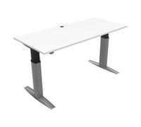 STIER Bureau à réglage en hauteur électrique STIER 501-23 180x80 cm, mélaminé blanc 68-120 cm Quantité:1