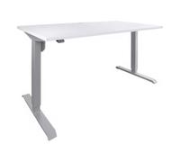 STIER Bureau à réglage en hauteur électrique STIER 501-33 160x80 cm, mélaminé blanc, 68-118 cm Quantité:1