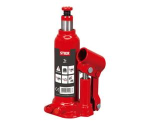 STIER Cric bouteille hydraulique pour voitures STIER, 2 tonnes Quantité:1