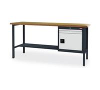 STIER Etabli bureau STIER avec 1 tiroir et 1 porte lxPxH 2000x600x960 mm Quantité:1