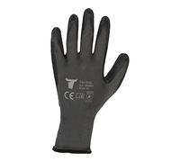 STIER Gants de montage Flex Grip STIER avec revêtement en latex naturel, gris/noirs, taille 8 Quantité:12
