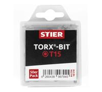 STIER Grand pack d'embouts STIER TX T15 Quantité:50