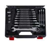 STIER Jeu de 16 clés plates à cliquet STIER KraftSpezial, ouv. 8 - 19 mm, en coffret plastique Quantité:1