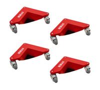 STIER Jeu de coins roulants en aluminium STIER, capacité de charge 100 kg, 305x165x85 mm Quantité:1