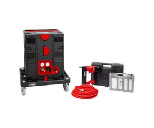 STIER Kit compresseur-Systainer® STIER avec Systainer II T-Loc, planche à roulettes + cloueuse pneumatique, 6 pièces Quantité:1