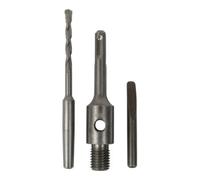STIER Mandrin d'entraînement STIER SDS - Plus 3 outils avec foret à centrer, 6 pans et vis sans tête Quantité:1