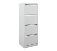 STIER Office Armoire à dossiers suspendus STIER, 4 tiroirs, simple rail, DIN A4, 1 330x465x620 mm Quantité:1