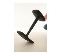 STIER Office Tabouret réglable en hauteur STIER avec effet oscillant, similicuir noir Quantité:1