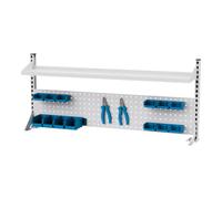 STIER Panneau multifonction rapporté STIER lxH 1 500x650 mm STIER, 1 panneau perforé, 1 tablette Quantité:1