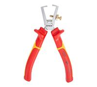 STIER Pince à dénuder 160 mm, testée VDE, DIN ISO 5749, poignée bimatière, dénudeur de fils,