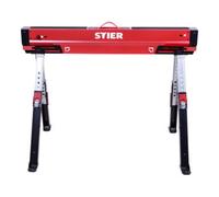 STIER STIER 2x Chevalet de travail pliant premium réglable en hauteur 590 kg Quantité:2