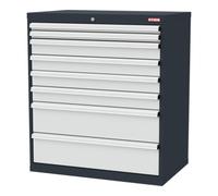 STIER STIER Armoire à tiroirs 7 tiroirs 900 x 575 x 1020mm Charge 80kg Quantité:1