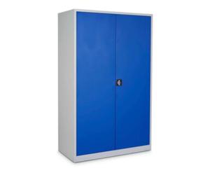 STIER STIER Armoire universelle 1950 x 1200 x 420 mm avec 4 étagères gris clair bleu gentiane soudée Quantité:1