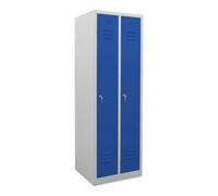 STIER STIER Armoire vestiaire 2 compartiments 1800×590×500 mm bleu gentiane Quantité:1