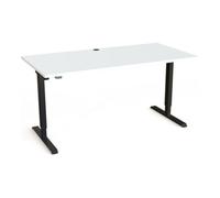 STIER STIER Bureau électrique réglable en hauteur 501-20 160 x 180 cm Blanc Noir Quantité:1
