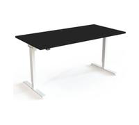 STIER STIER Bureau électrique réglable en hauteur 501-20 160 x 80 cm Noir/Blanc Quantité:1