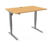 STIER STIER Bureau électrique réglable en hauteur 501-43 120 x 80 cm hêtre mélaminé 65-125 cm Quantité:1