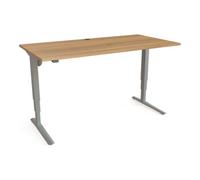 STIER STIER Bureau électrique réglable en hauteur 501-43 160 x 80 cm Noyer Quantité:1