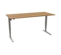 STIER STIER Bureau électrique réglable en hauteur 501-43 180 x 80 cm Noyer Quantité:1