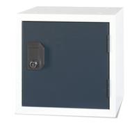 STIER STIER Cube casier 380 × 380 × 380 mm gris clair anthracite empilable Quantité:1