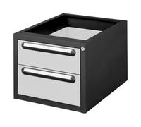 STIER STIER Meuble bas Container Premium avec 2 tiroirs L×P×H 480×600×395 mm Quantité:1