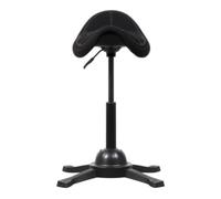 STIER STIER Tabouret de selle avec siège creux hauteur d'assise 480-660 mm noir Quantité:1