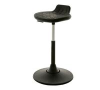 STIER STIER Tabouret pivotant multi-mouvements siège PU noir 490-680mm inclinaison 12° support lombaire Quantité:1