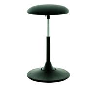 STIER Tabouret multiposition STIER avec siège en similicuir noir, hauteur d'assise 500-700 mm Quantité:1