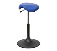 STIER Tabouret multiposition STIER avec siège-selle bleu, hauteur d'assise 510-700 mm Quantité:1